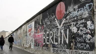 Graffiti auf Berliner Mauer