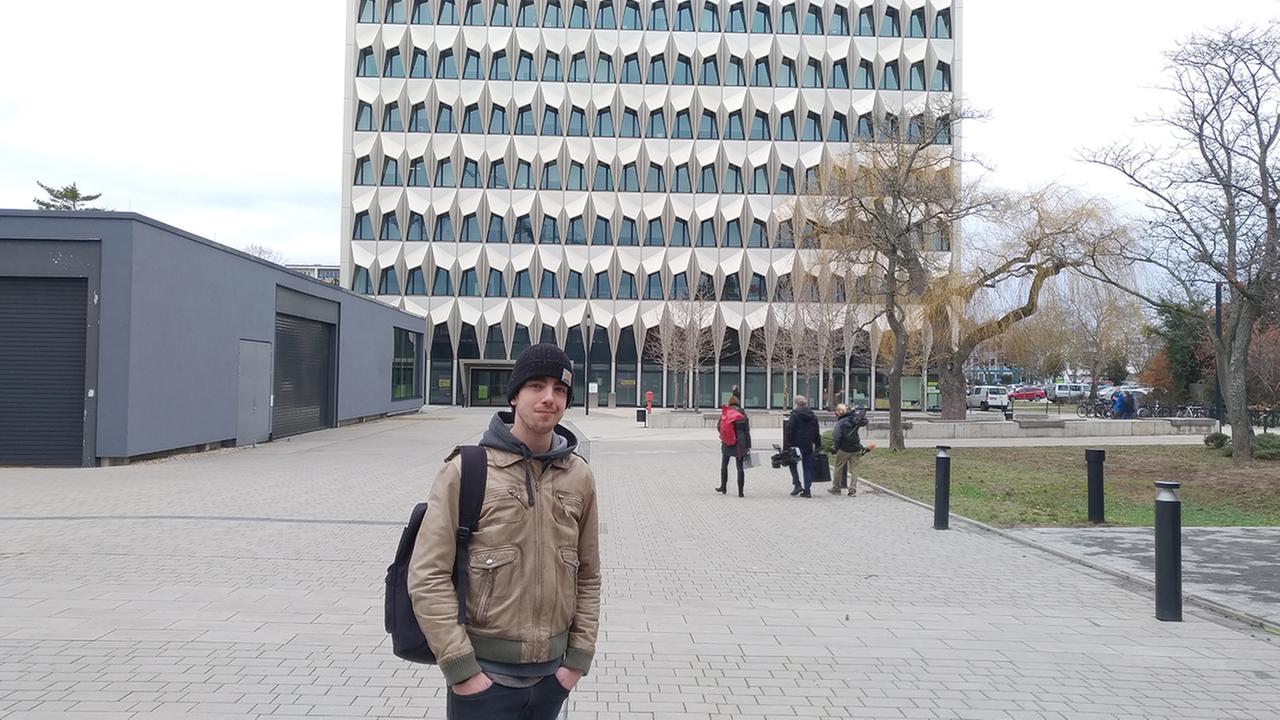 Student der Universität in Darmstadt