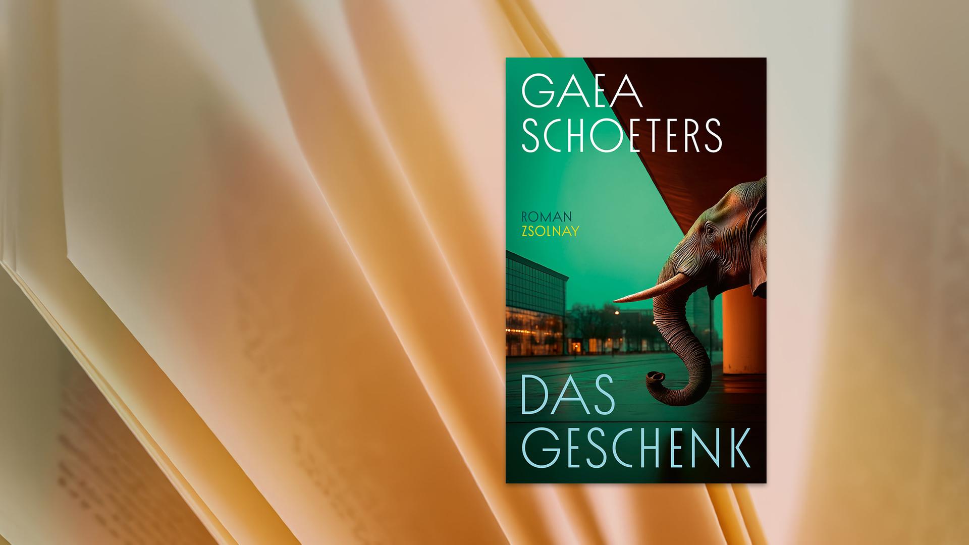 Auf dem Cover des Buches sieht man die Illustration eines Elefanten in einer Stadt.