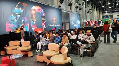 Blick auf junges Publikum