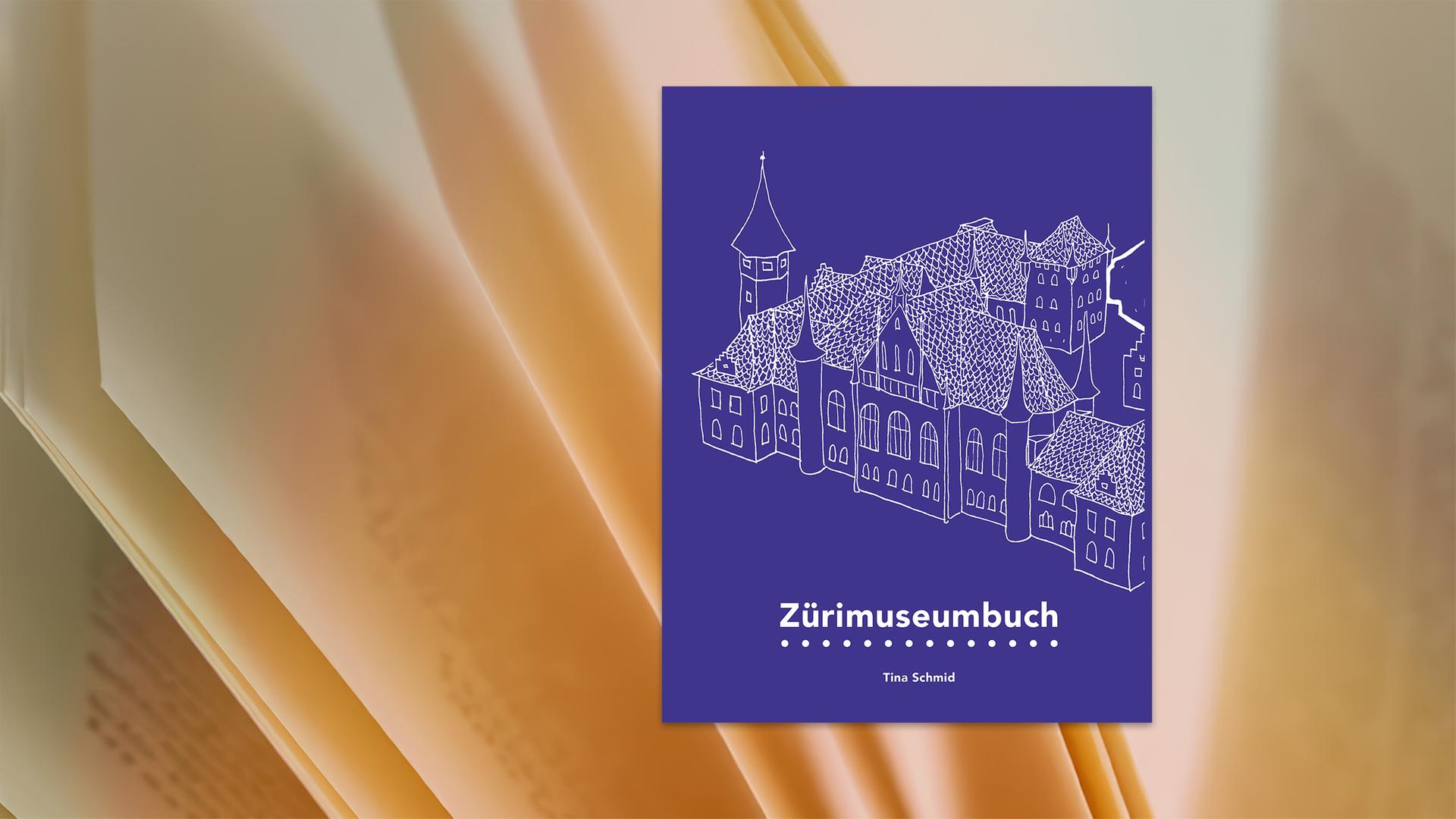 Auf dem Cover des Buches sieht man die weiße Radierung eines Hauses vor blauem Hintergrund.