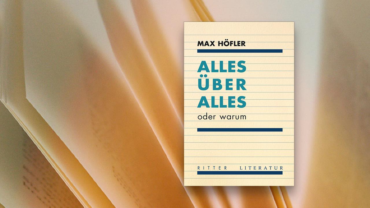 Das Buchcover ist wie eine linierte Seite gestaltet, auf der Autor, Titel und Verlag geschrieben stehen.