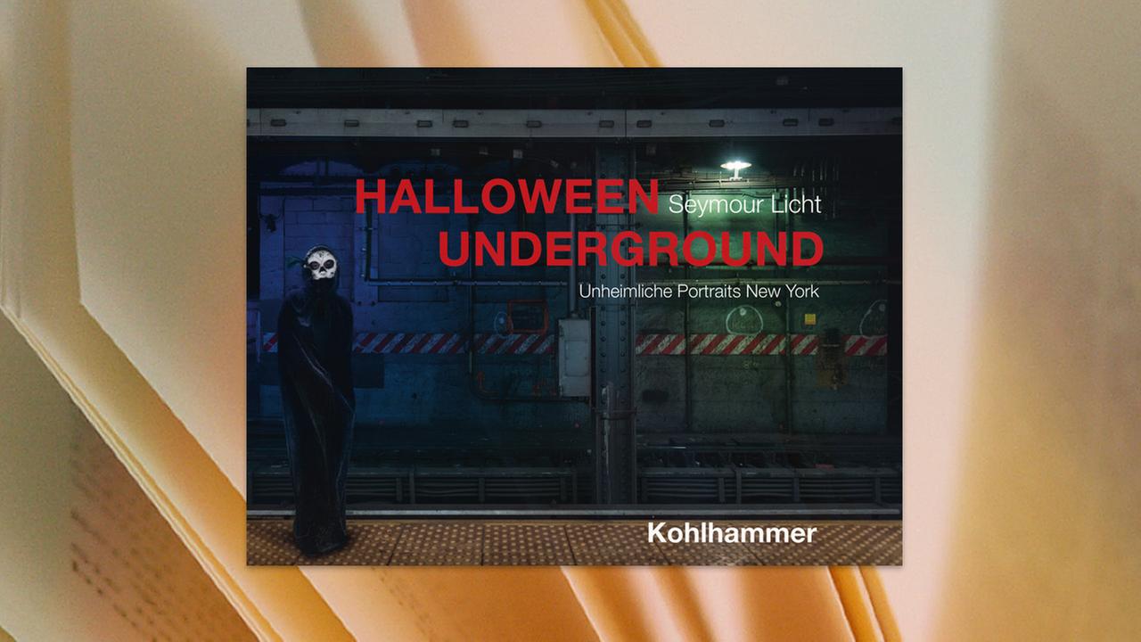 Auf dem Umschlag des Buches ist eine dunkel gekleidete Person mit einer weißen Totenkopfmaske vor einer dunklen Kellerwand mit technischen Leitungen zu sehen.