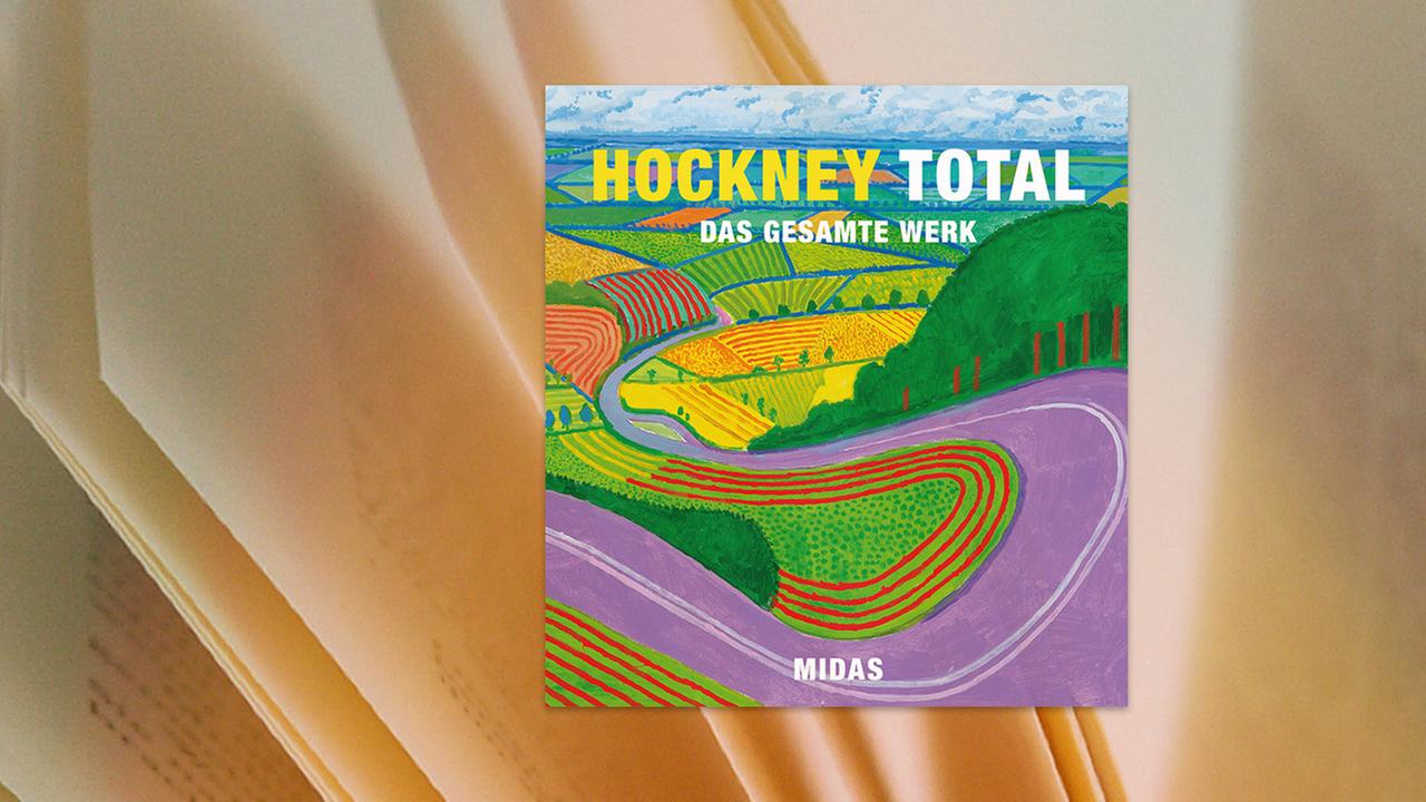 Auf dem Buchcover ist eine sehr bunte Malerei einer Landschaft mit einer gewundenen Straße, die durch Felder führt, zu sehen.