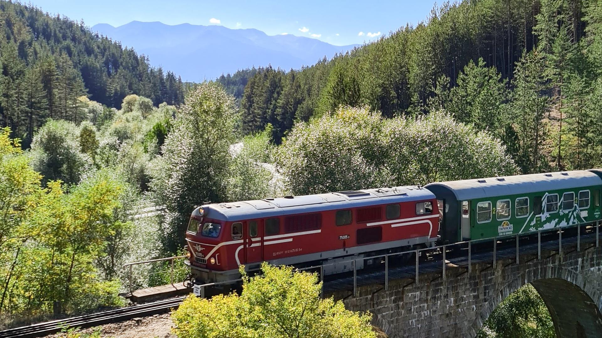Eisenbahn in Landschaft