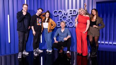 Julia Gámez Martin präsentiert „Comedy for Europe“