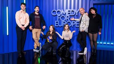 Julia Gámez Martin präsentiert „Comedy for Europe“