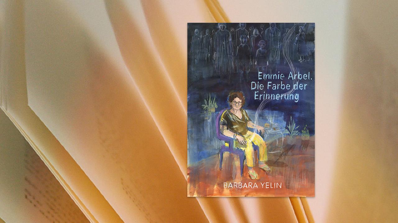 Auf dem Umschlag des Comics ist das gemalte Bild einer Frau zu sehen, die mit einer Zigarette in der Hand auf einem Stuhl sitzt. Hinter ihr sind geisterhafte Gestalten zu sehen.