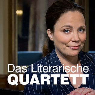 Das Portraet von Thea Dorn und die Schrift „Das Literarische Quartett"