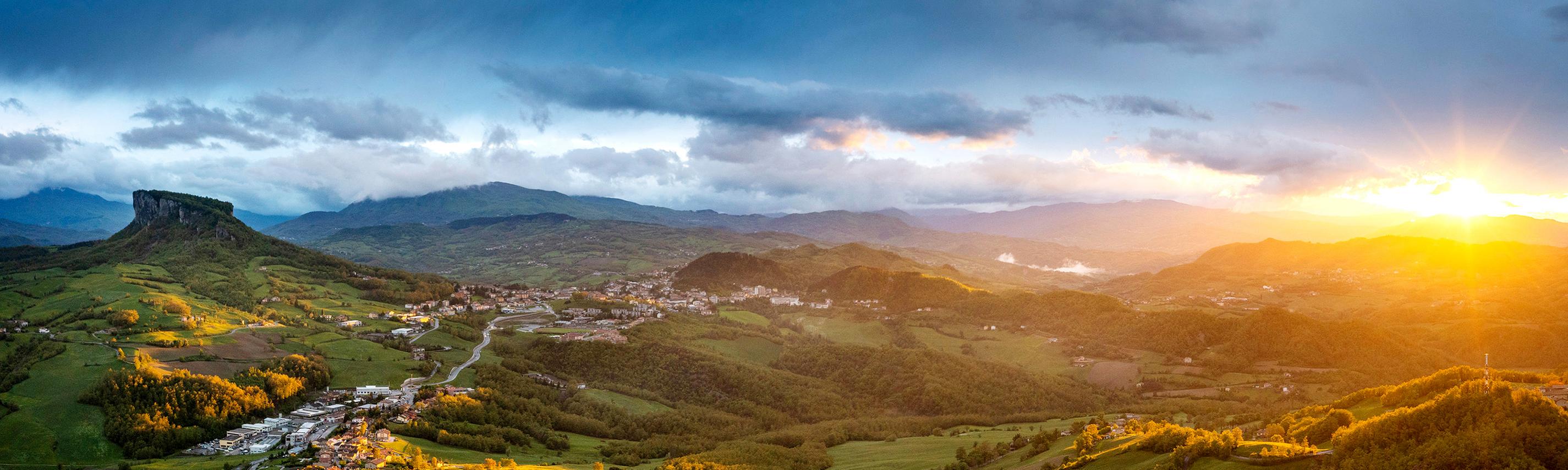 Der Apennin Hintergrund