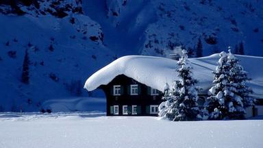 Abgelegene Höfe - im Winter kaum erreichbar
