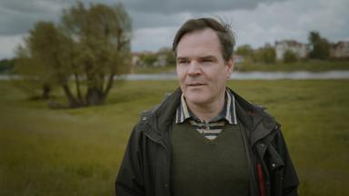 Uwe Tellkamp auf den Elbwiesen