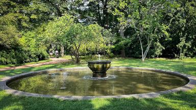 Ein Brunnen im Grünen