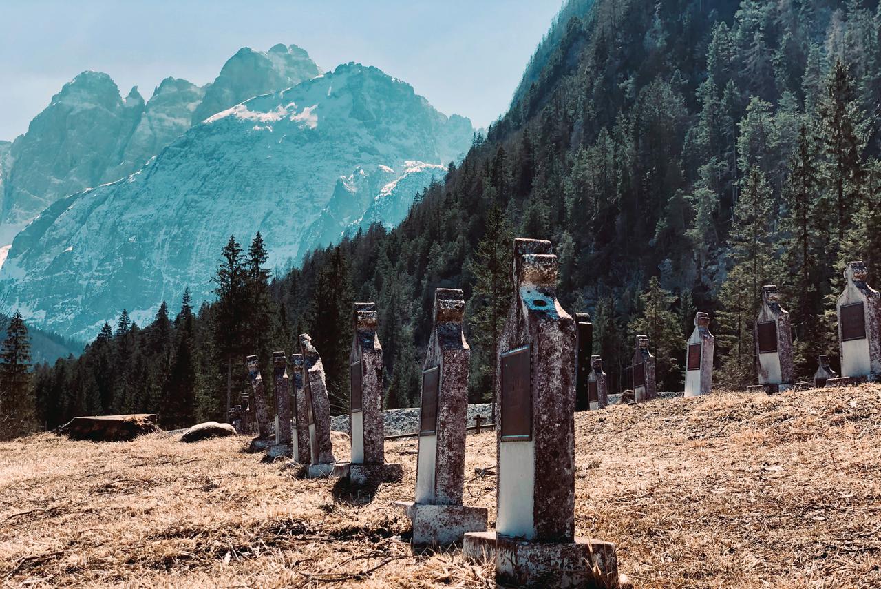 berge eines flusstales
