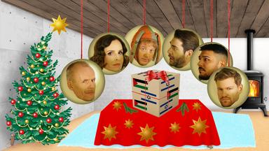 Die Gesichter des Anstaltsensembles auf Christbaumkugeln