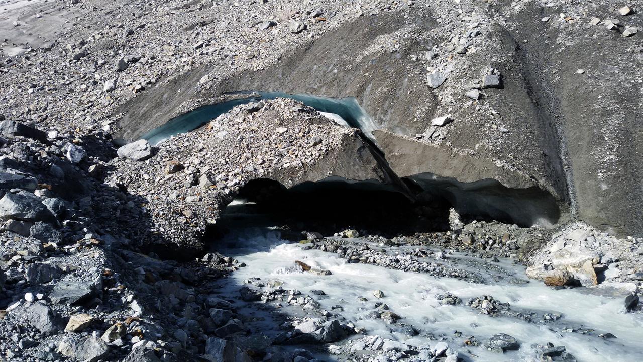 Der Jamtalferner Gletscher