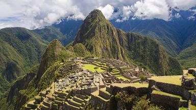 Blick auf den Machu Picchu in Peru