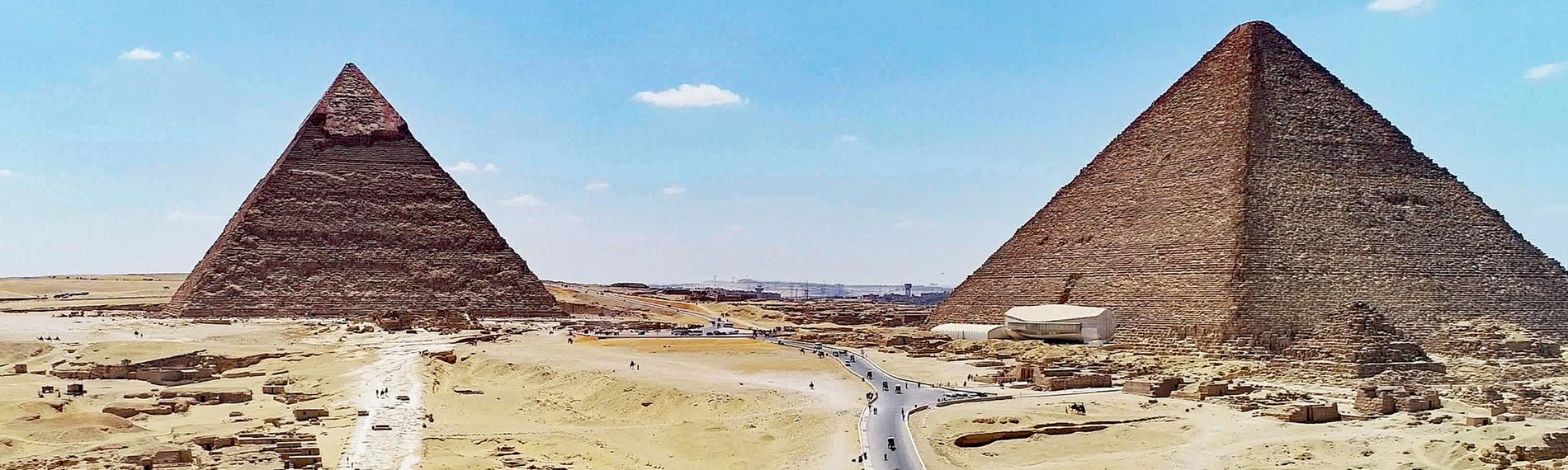 "Das ewige Ägypten - Vermächtnis einer Hochkultur": Pyramiden und Sphinx.