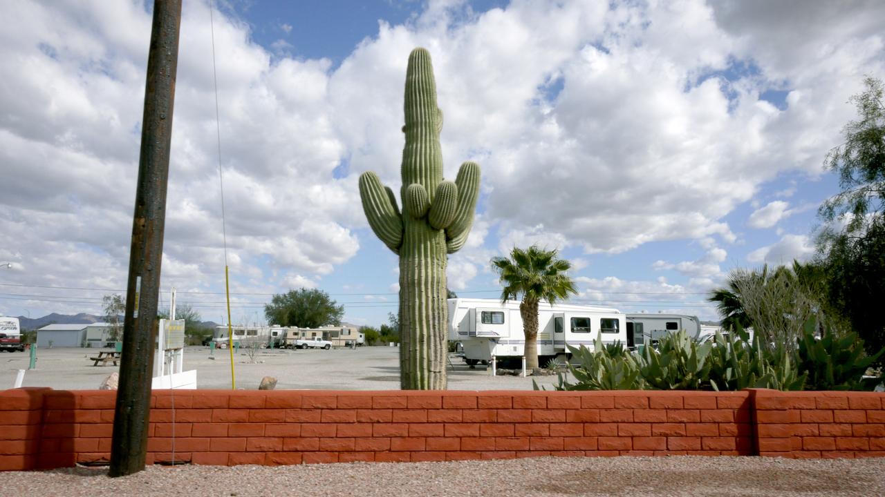 Trailerpark in Quartzsite, USA