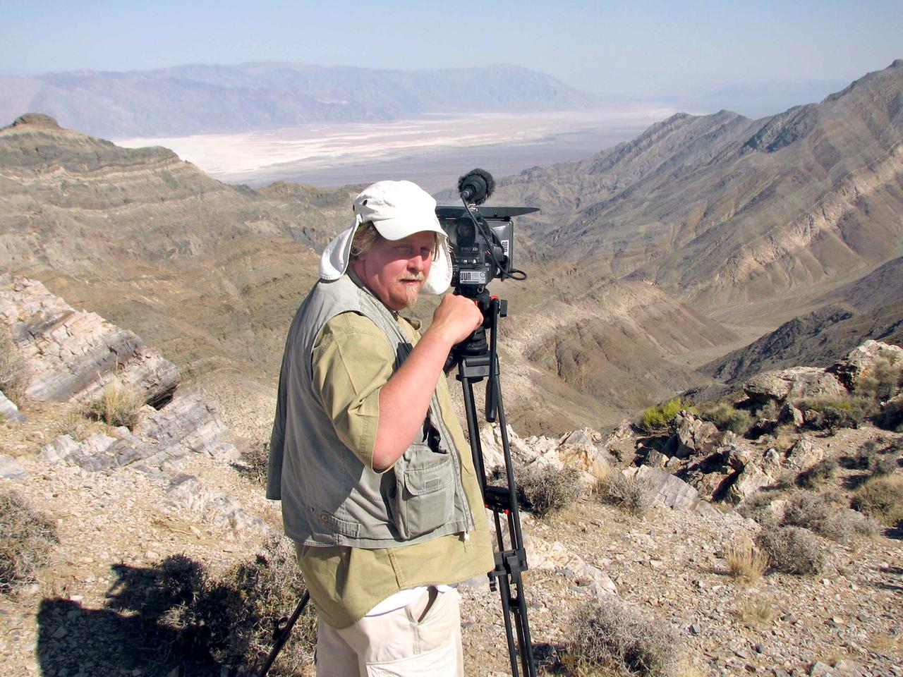 Regisseur Udo Maurer im amerikanischen Death Valley