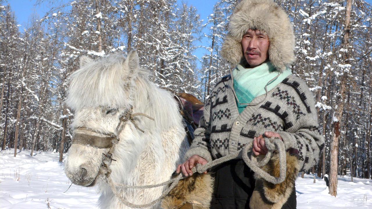 Hirte aus der sibirischen Ortschaft Oimjakon