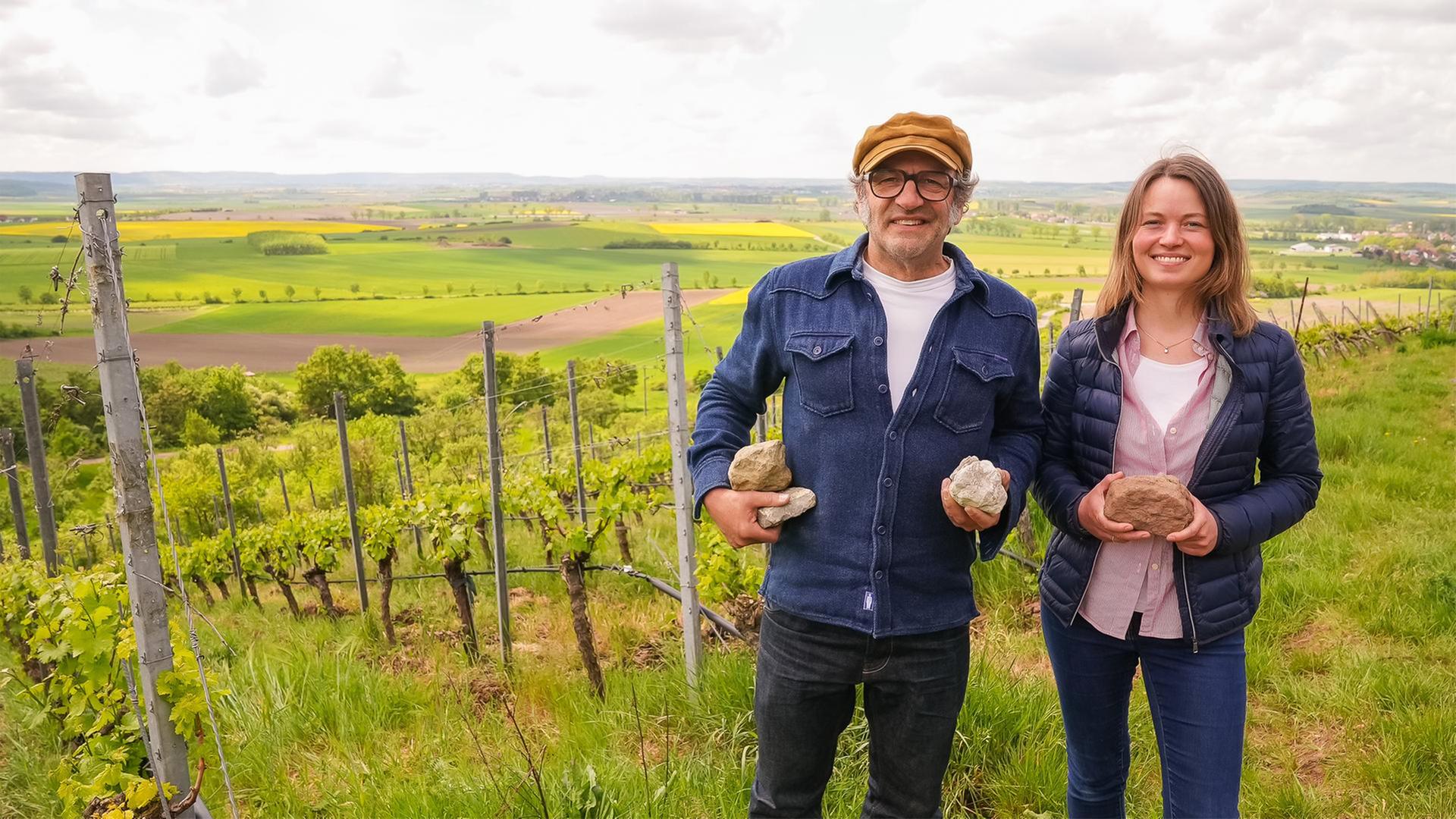 Schmidt Max und Julia Heindel vom Weingut Heindel in Ipsheim