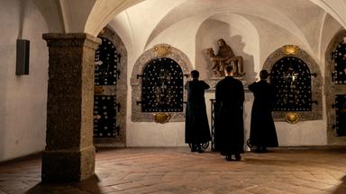 In der Krypta unter der Herz-Jesu Kirche in Innsbruck.