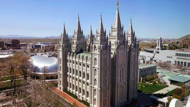 Der Salt-Lake-Tempel von außen