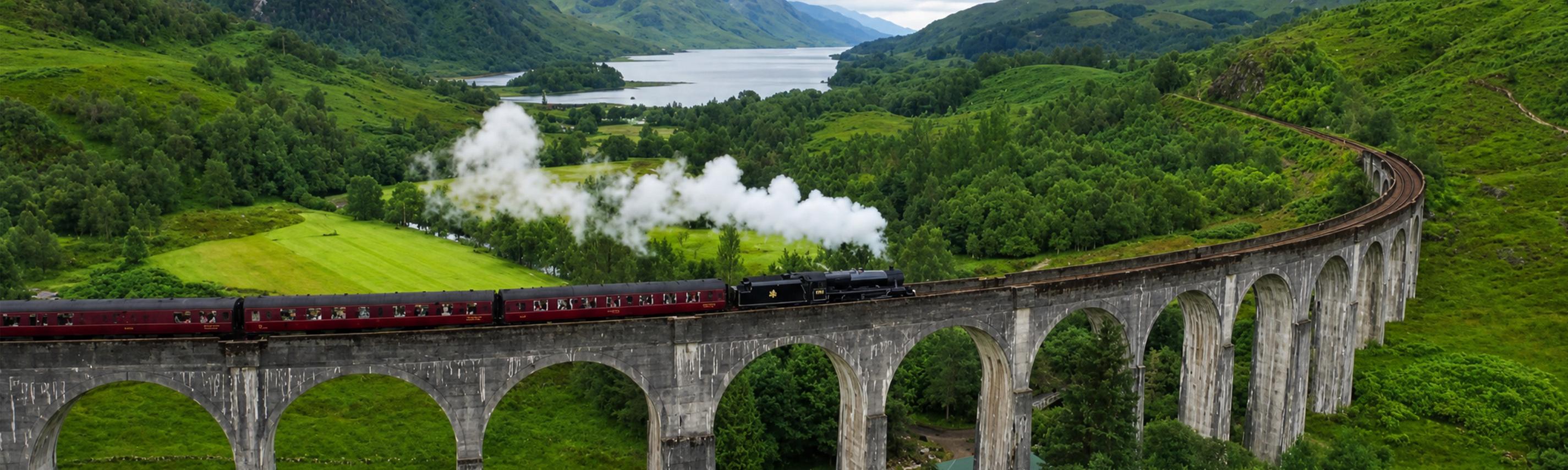 Großbritanniens schönste Bahnstrecken Sendebereich Hintergrund