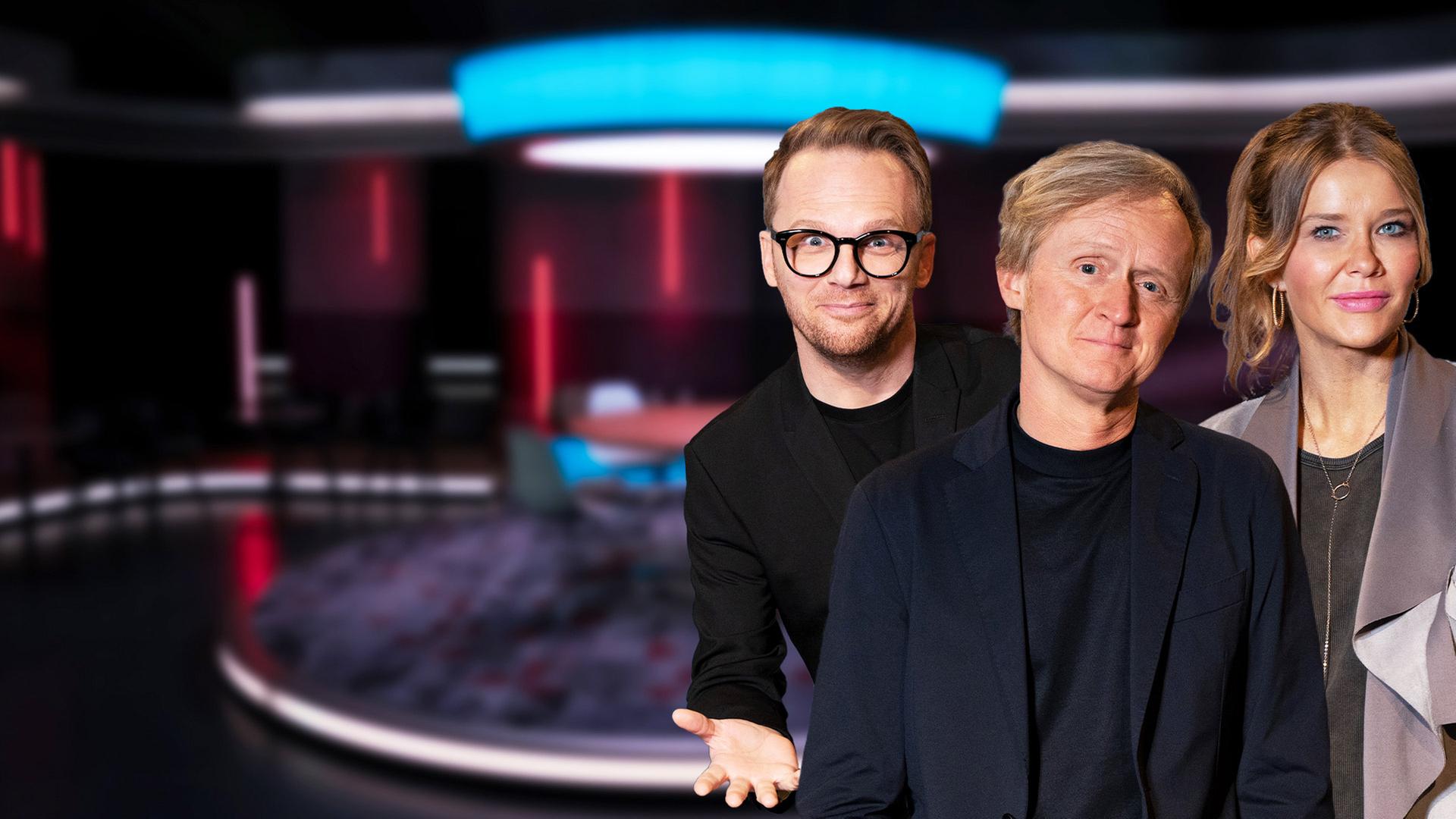 Collage aus Bildern des Gastgebers und der Gäste.