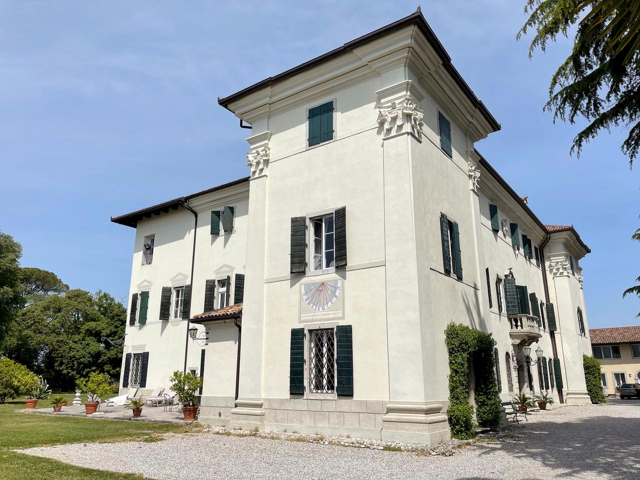 Villenarchitektur im Friaul: die Villa Pace in Tapogliano