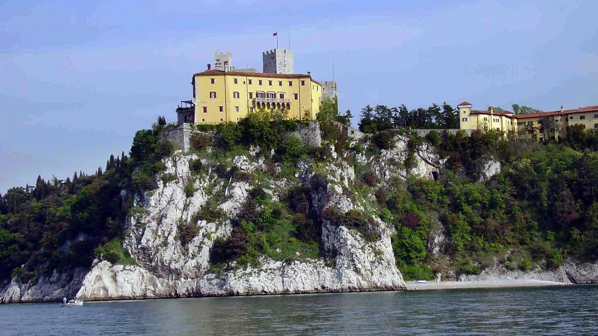 Schloss Duino in der Nähe von Triest 