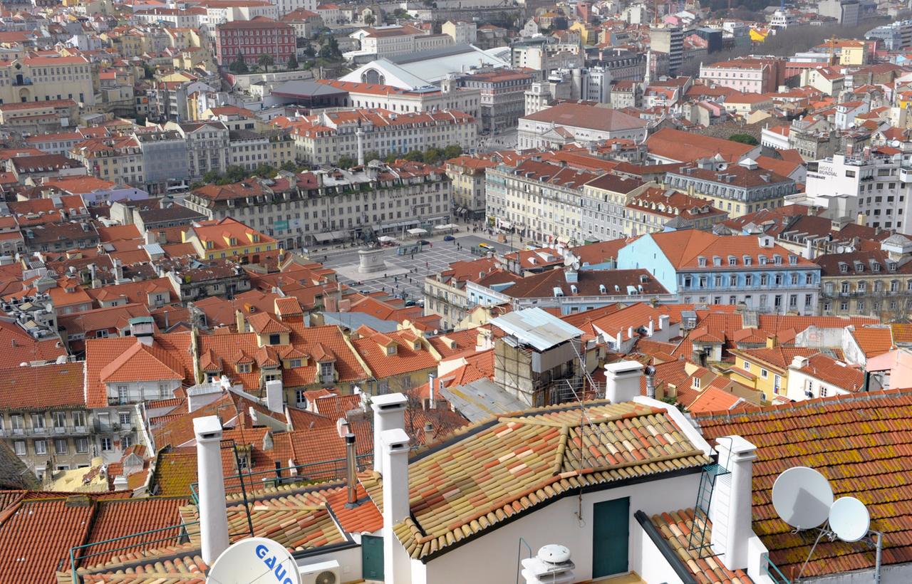 Stadtansicht von Lissabon.