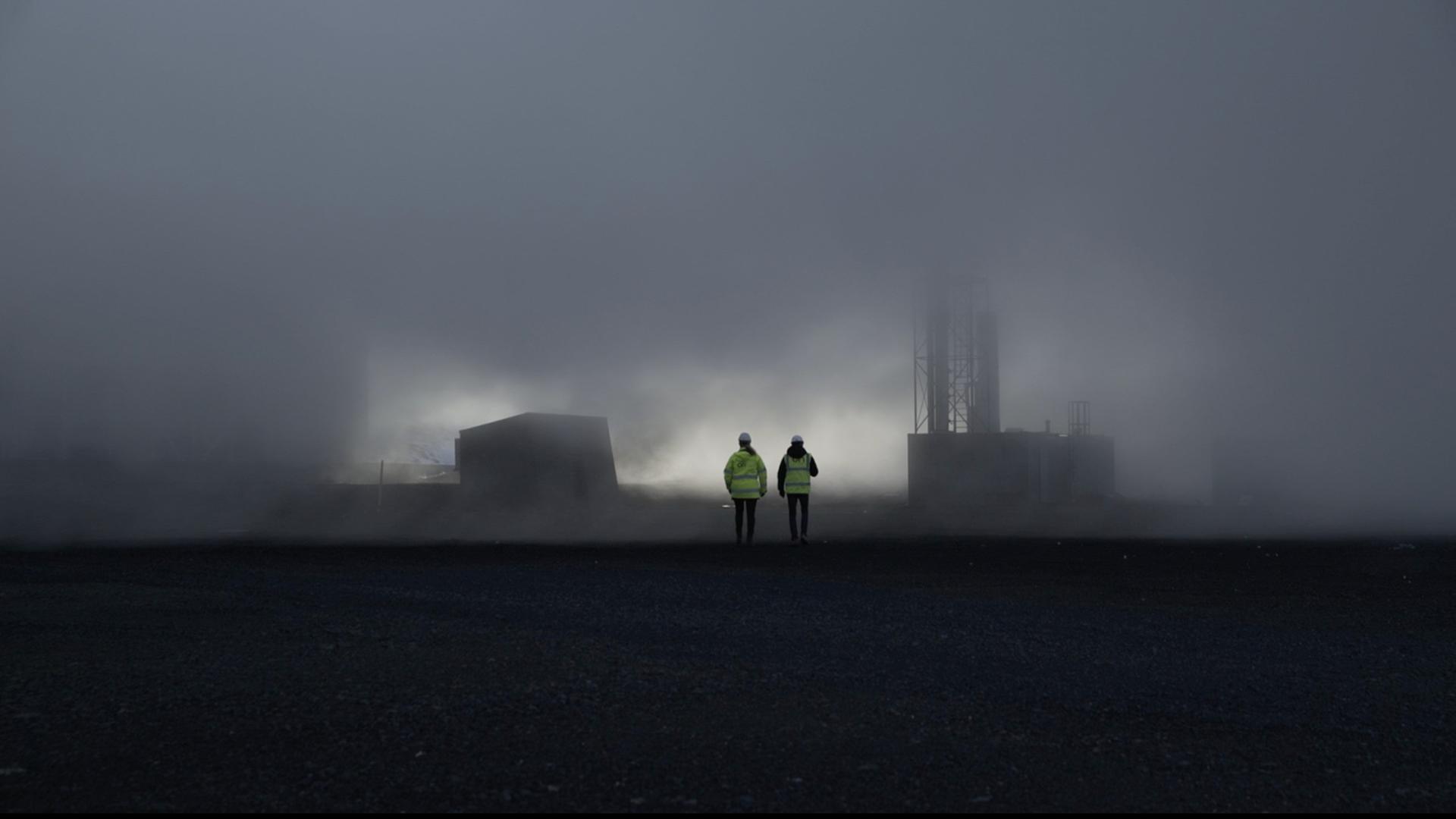 Ingolf Baur mit Edda Sif Arradotir vom Isländischen Energieversorger Reykjavík Energy