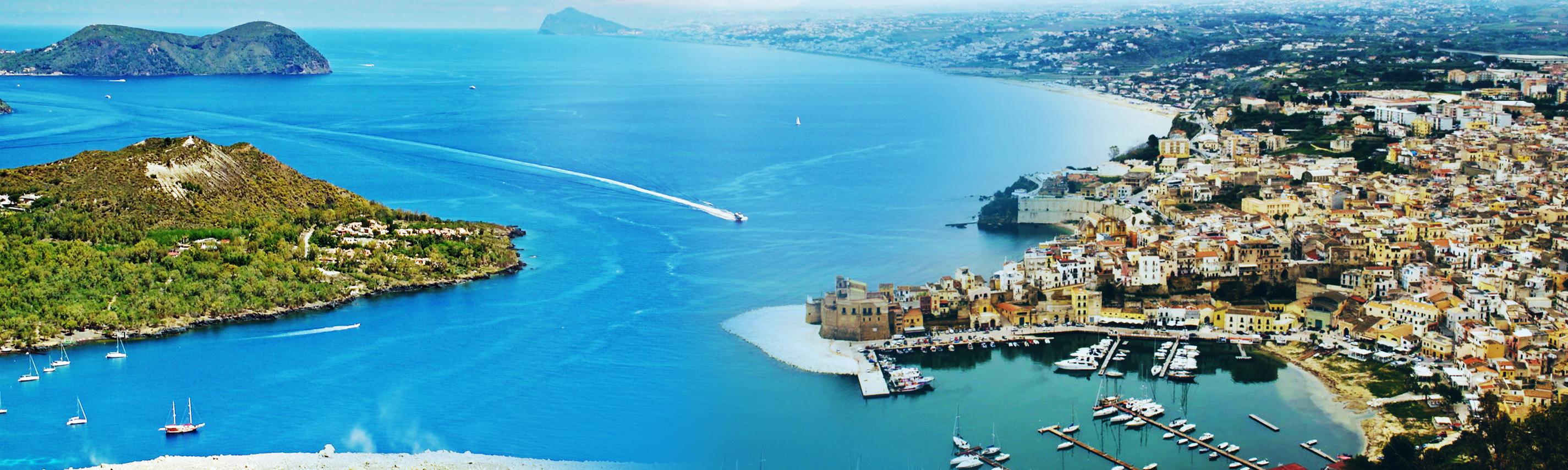 Inseln Italiens Sendebereich Hintergrund 2850x255