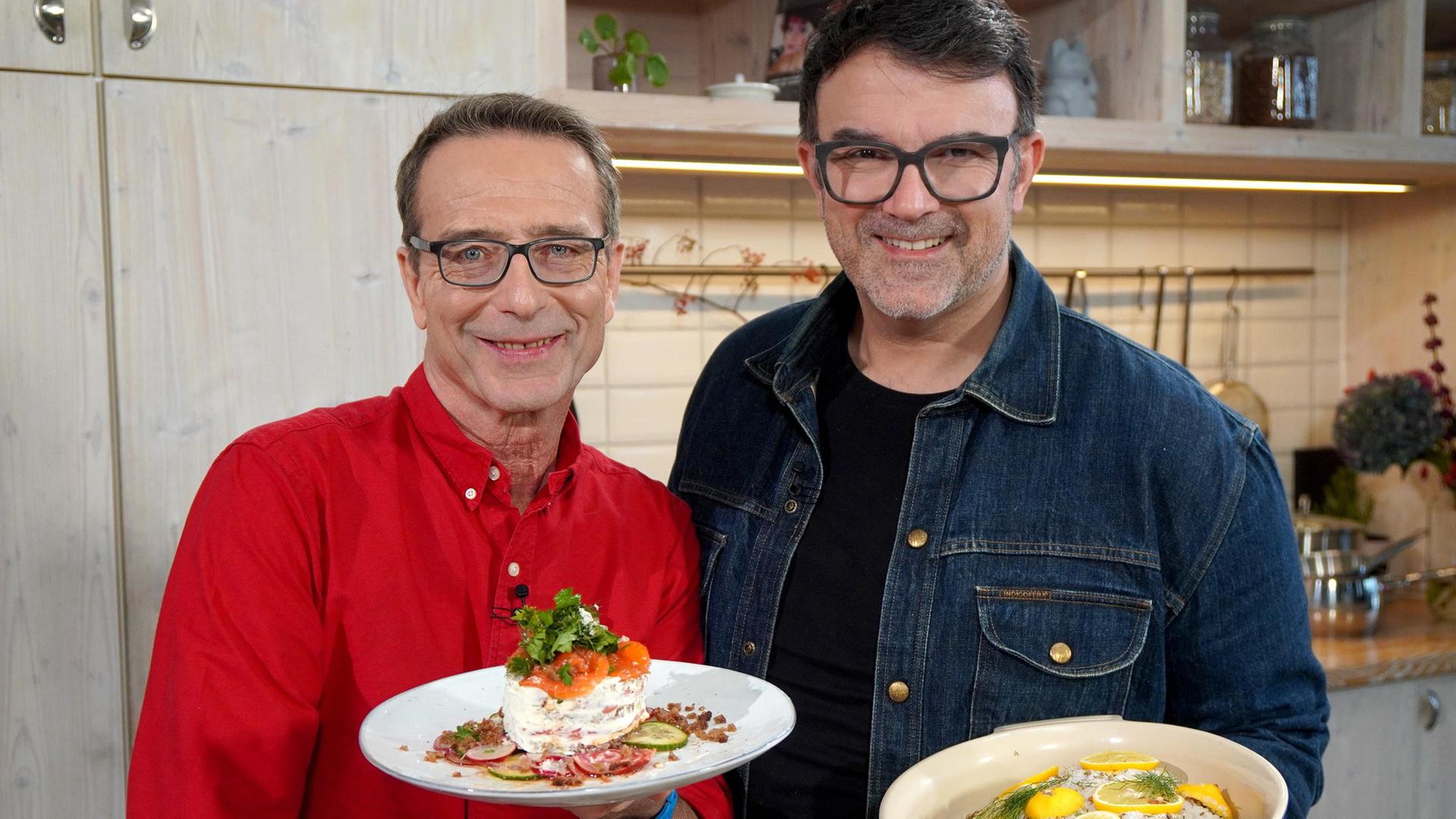 Dr. Matthias Riedl (l.) und Tarik Rose