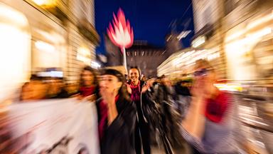 Frauen demonstrieren in Italien