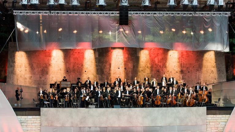 Rundfunk-Sinfonieorchester Berlin spielt auf der Berliner Waldbühne