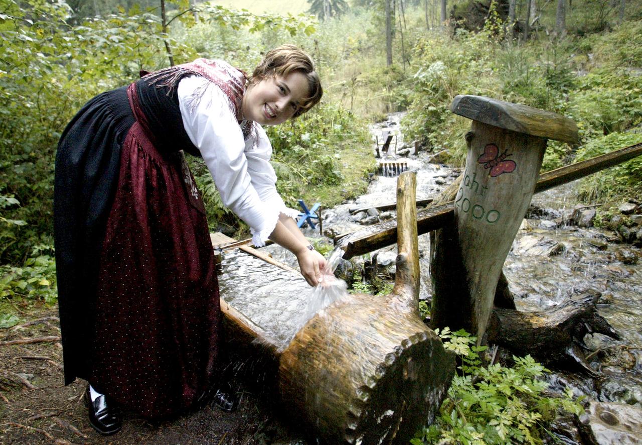 in Kärnten leben viele Bauern, Handwerker und Fischer am und vom Wasser