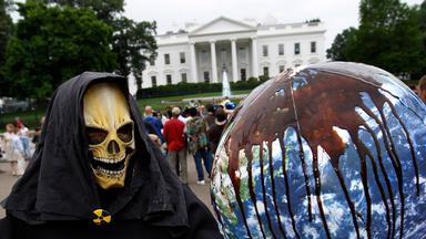 Klimaprotest in den USA vor dem Weißen Haus