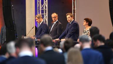 Bekanntgabe Einigung auf Koalition von CDU, CSU und SPD