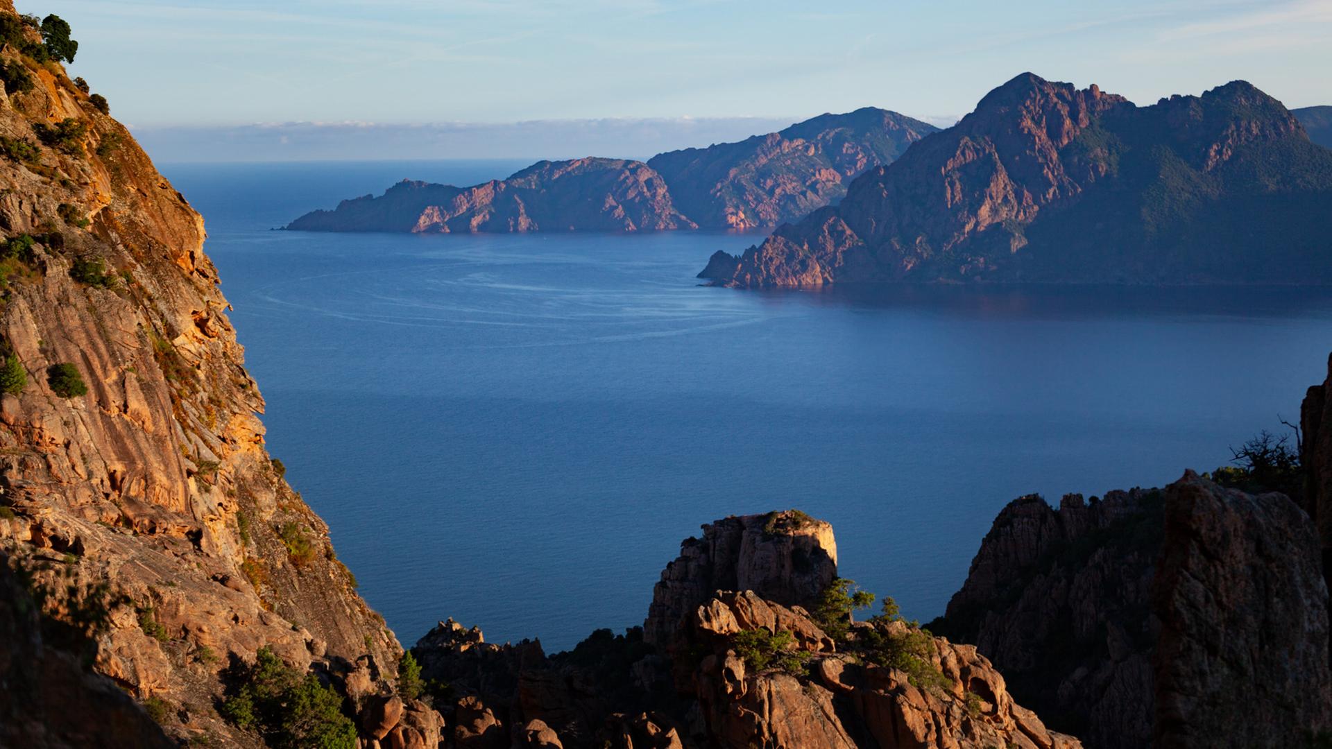 Küstenlandschaft von Korsika.  