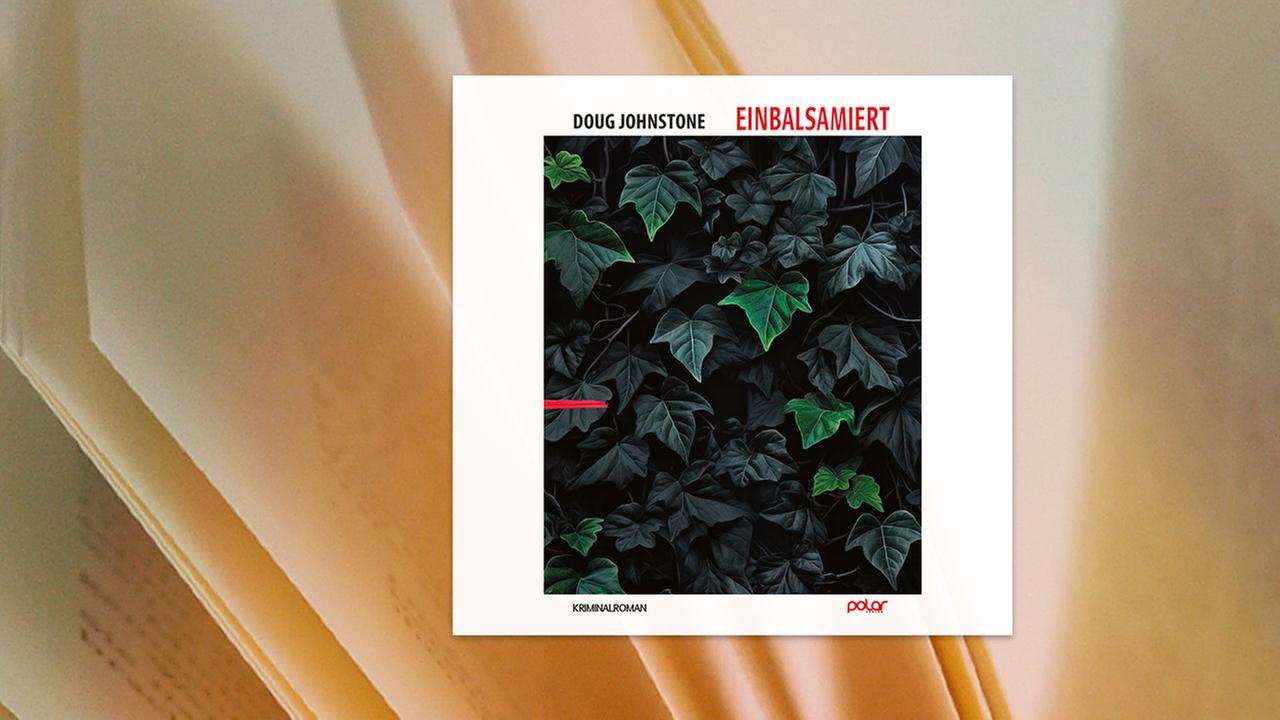 Auf dem dunklen Buchumchlag sind Efeublätter zu sehen.