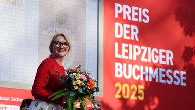Kristine Bilkau bei Leipziger Buchpreisverleihung 2025