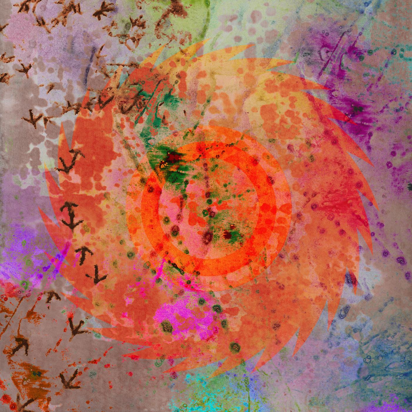 Collage aus abstrakten Einzelmotiven