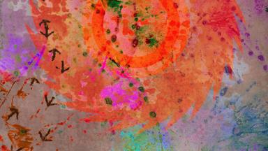 Collage aus abstrakten Einzelmotiven