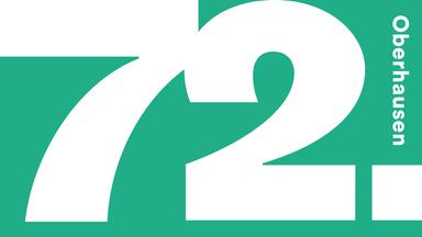 Key Visual: grüner Hintergrund, auf dem der große weiße Schriftzug "72." dominiert