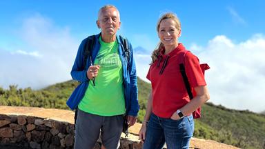Tamina Kallert und der Wanderführer Chris Eihusen erkunden gemeinsam den Nationalpark Garajonay auf La Gomera