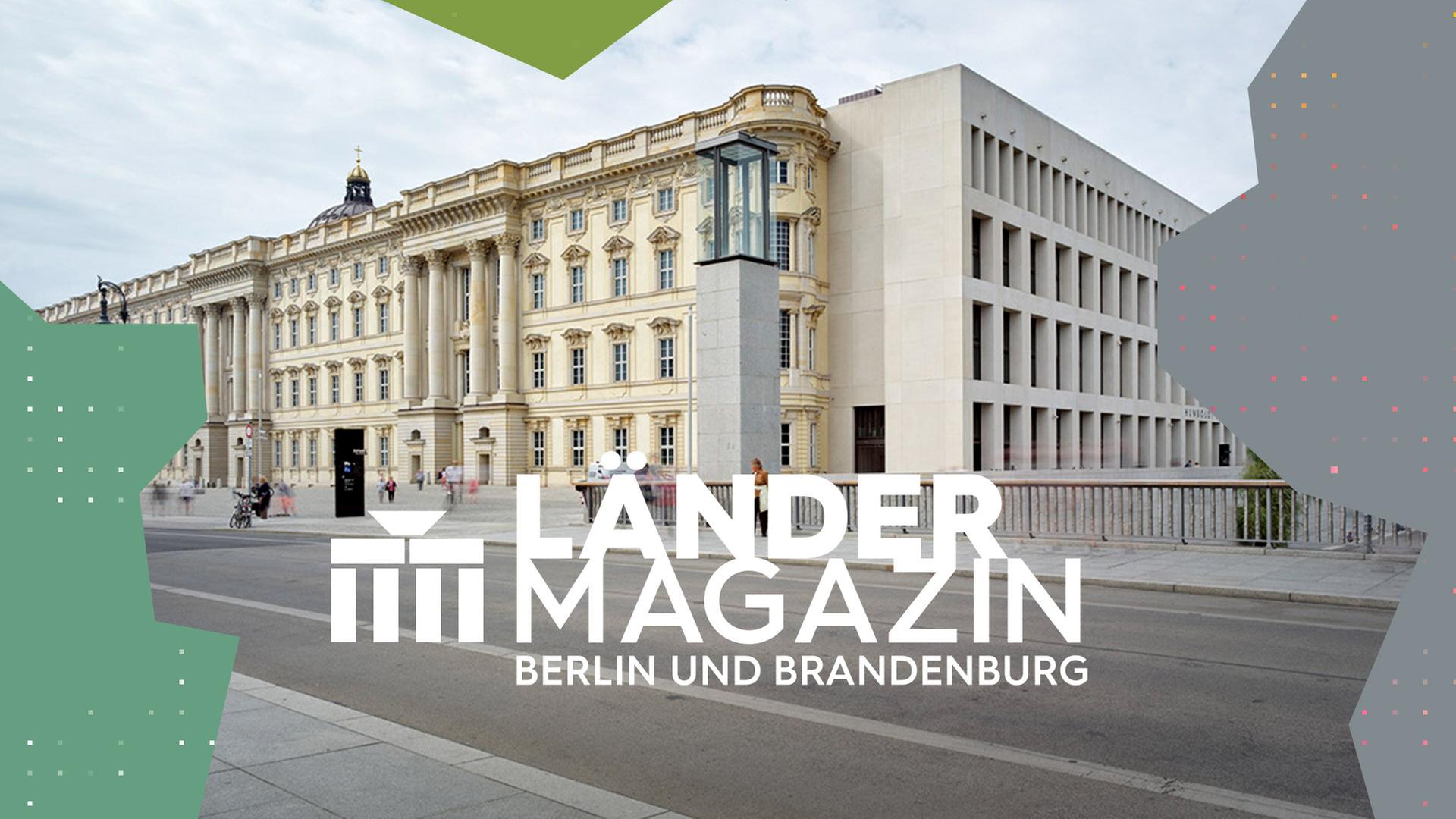 Moderne trifft auf Historisches: Blick auf die Süd und Ost-Fassade des Humboldt Forums in Berlin
