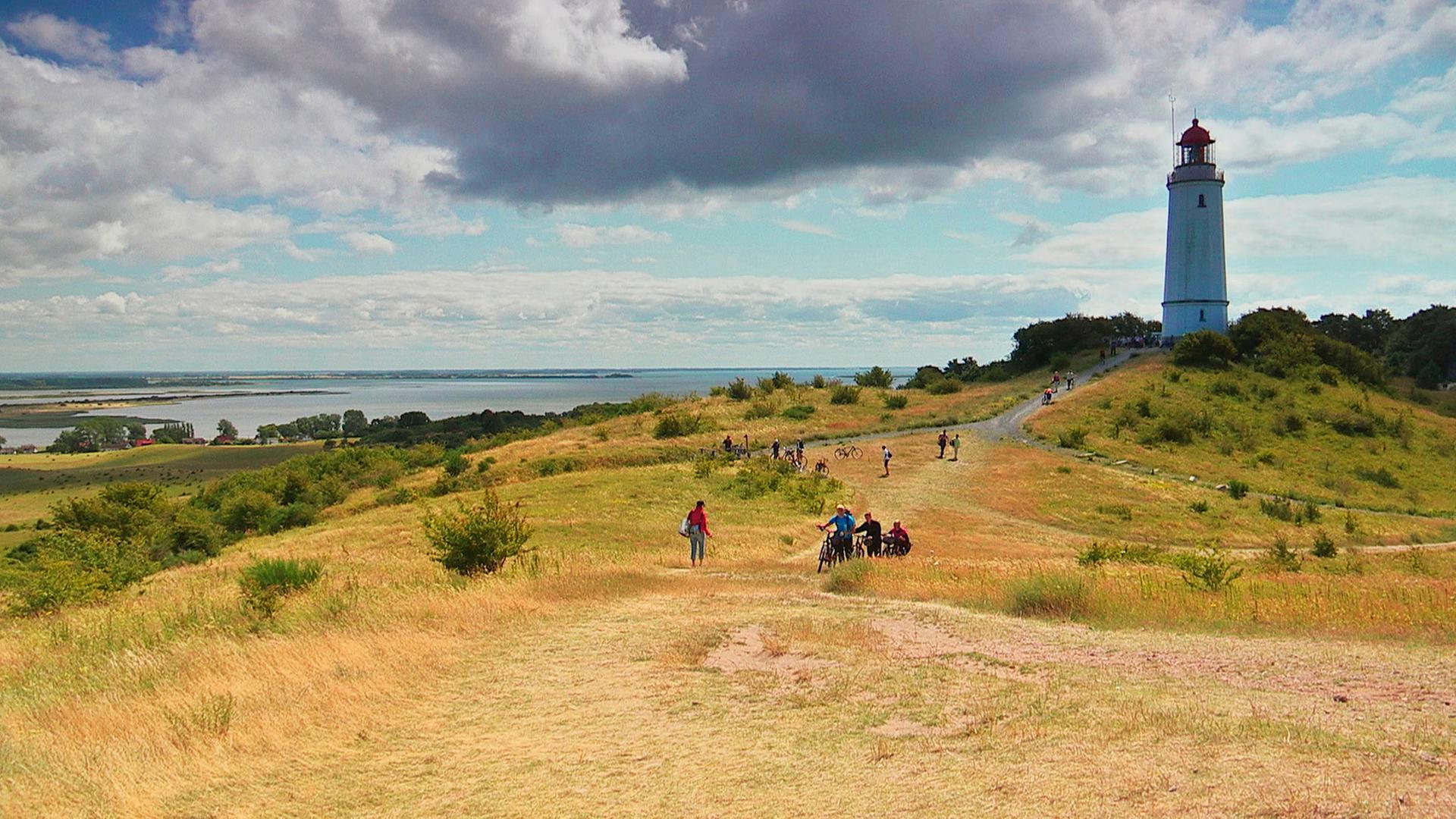 Ein Leuchtturm an der Küste